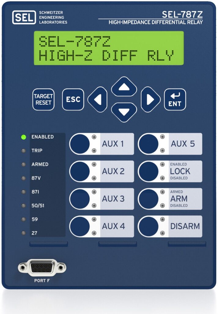 SEL-787Z Front - LCD